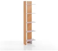 Libreria a colonna effetto legno bianca cm. H.170 x L.41,5 x P.21,5