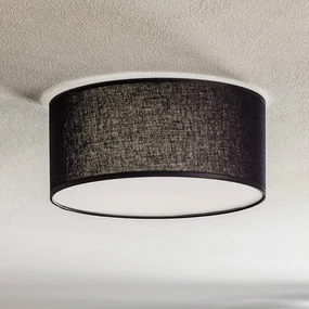 TK Lighting Plafoniera Rondo, nera, Ø 30 cm