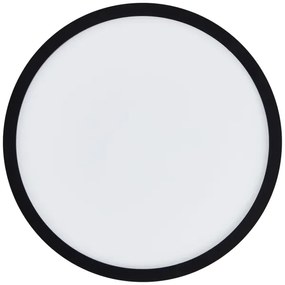 Brilliant - Lampada da soffitto a LED MILTON LED/18W/230V Ø 29,3 cm nera