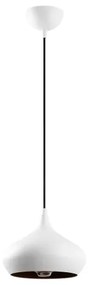 Lampada a sospensione con cavo DODO 1xE27/40W/230V bianco