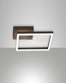 Bard applique corten 1 luce a led 3000k - 22w - 2160 lm dimmerabile...