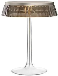 Flos Bon Jour Lampada Da Tavolo 41 cm a luce diffusa cromo opaco con corona fumè