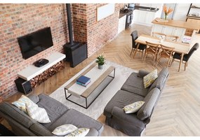 Tappeto in lana grigio chiaro 120x180 cm Credo - Agnella