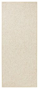 Passatoia color crema-beige 80 x 200 cm Wolly - BT Carpet