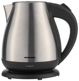 Heinner HEK-17IX - Bollitore elettrico 1,7 l 2200 W/230 V cromo opaco/nero