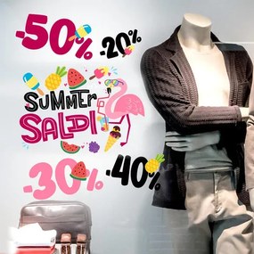 Pink Summer sale | Vetrofania