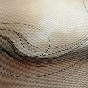 Quadro su tela – Linee delicate nello spazio