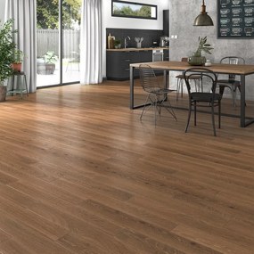 Parquet prefinito in rovere naturale Family vetrificato sp. 14 mm Intenso M