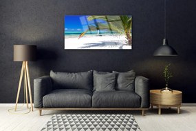 Quadro acrilico Paesaggio della spiaggia di Palma 100x50 cm