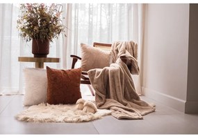 Coperta marrone in pelliccia finta 150x200 cm Ruby – Tiseco Home Studio