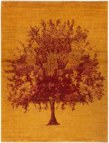 Loribaft Tappeto persiano 190 x 150 Giallo (Iran) Annodato A Mano