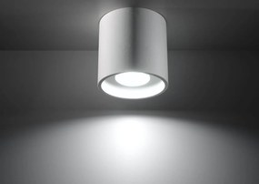 Plafoniera da Soffitto in Alluminio ORBIS 1 GU10 Bianca da Interno