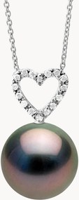 Collana in oro bianco con perle Prestige