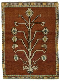 Gabbeh Tappeto persiano 160x120 Giallo (Iran) Annodato A Mano