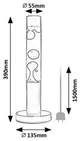 Rabalux 76028 - LED Lampada lava (lampada Astro) LAVASTIC LED/25W/230V