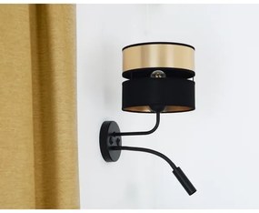 Brilagi - Applique ROYAL 1xE27/15W/230V + 1xG9/3W nero/oro