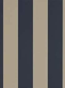 Ralph Lauren Carta da parati Spalding Stripe - Navy/ Sand