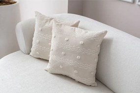 Federe decorative in set 2 pz 43x43 cm Tuffet – Mioli Decor