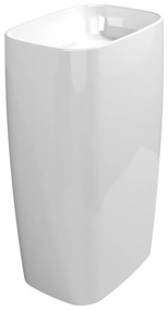 Flaminia MONOFLAG lavabo freestanding 52 cm a pavimento centro stanza in ceramica bianco