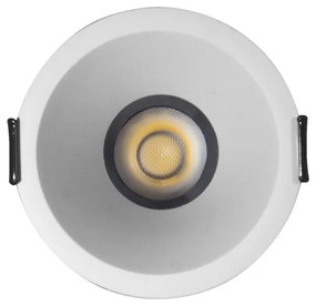 Faro LED da Incasso 15W Foro Ø75mm IP65 CCT, UGR19, Philips CertaDrive Colore Bianco Variabile CCT