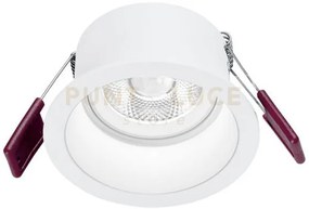 Gfa1000c- faretto da incasso in alluminio  diffusore trasparente a ...