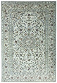 Kashan Tappeto persiano 350x240 Beige (Iran) Annodato A Mano