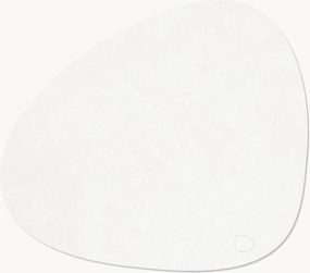 Set di 4 tovagliette americane in pelle fatte a mano Curve