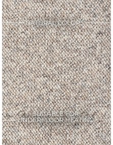 Tappeto grigio/color crema lavabile 160x230 cm Rocco Dark Cream – Elle Decoration