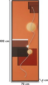 Dipinto stampato con cornice inclusa/dipinto su tela 50x150 cm LED – Mauro Ferretti