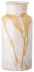 Vaso in gres fatto a mano color crema Savana - Bloomingville