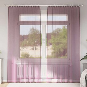 Tende İn Voile Con Passanti 2 Pz Viola 140x245 Cm /