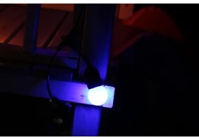 SET 2x Lampadina LED PARTY E27/0,5W/36V blu