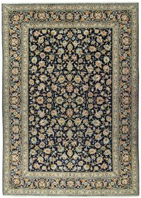 Kashan Tappeto persiano 260 x 360 Blu (Iran) Annodato A Mano