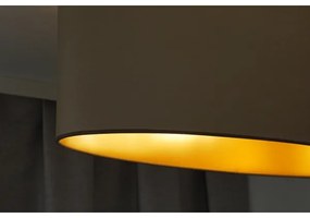 Duolla - Lampadario a sospensione con filo OVAL VEGAN 1xE27/15W/230V beige