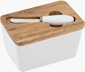 Burriera in porcellana con spatola e coperchio Alto Serve & Share