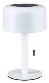 Paulmann - Bartja Pannello Solare Lampada da Tavolo w/USB-C 3-step Dim. IP44 Bianco Paulm