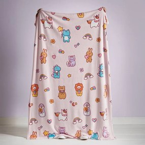 Coperta per bambini rosa in vello 130x170 cm Forever Together – Catherine Lansfield