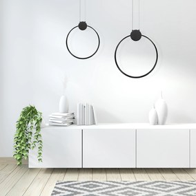 Lampada da soffitto LED APP1398-CP BLACK 50cm