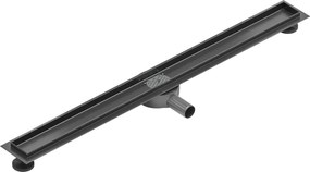 Mexen Flat 360° corpo per scarico lineare rotante 90 cm, grigio canna di fucile spazzolato - 1E40090
