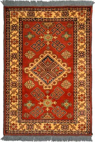Kazak Tappeto 120x80 Rosso (Afghanistan) Annodato A Mano