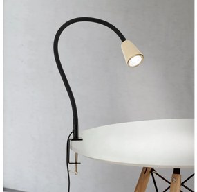 Orion - Lampada da tavolo flessibile con clip DOTTY 1xGU10/10W/230V beige/nero
