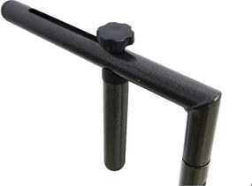 Tavolino da balcone pieghevole sospeso 60x60 cm Tabora - Garden Pleasure