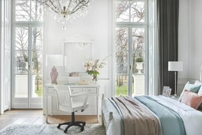 Letto in stile provenzale Bianco 160x200 Princess 886-Arrediorg.it