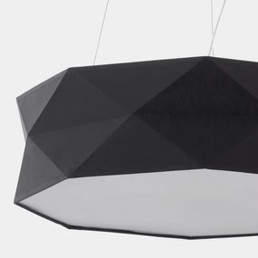 Lampadario su corda KANTOOR 1xE27/15W/230V nero