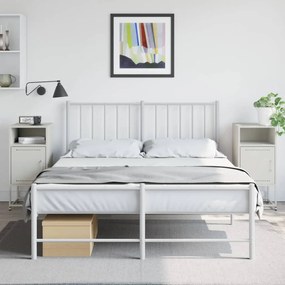 Comodini 2 Pz Bianchi 36x39x78 Cm İn Acciaio /