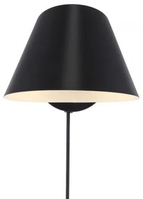 Nordlux - Applique STAY 1xE27/60W/230V nera