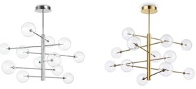 Ideal Lux - Paralume di ricambio per lampadario e lampada EQUINOXE Ø 15 cm trasparente