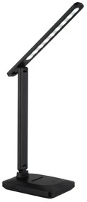 Globo 58481S - Lampada da tavolo LED LORNA dimmerabile touch 3W 5V 1800mAh nera