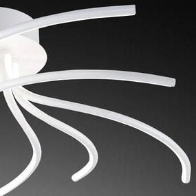 Plafoniera LED Nebulosa Ø 75 cm bianco IP20 cct da bianco caldo a bianco freddo con regolazione di temperatura, 2350 lumen NOVECENTO