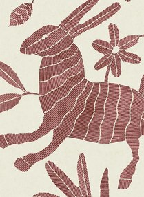 Lewis & Wood Carta da parati Otomi - Rosy